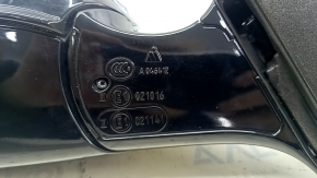 Oglinda laterala stanga completa BMW 5 F10 11-16 9 pini, semnalizator, alb, zgarieturi, abraziune, nisip