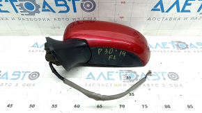 Зеркало боковое левое в сборе Toyota Prius 30 10-15 5 пинов, красное