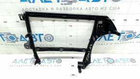 Накладка передней панели обрамление монитора Toyota Prius 30 10-15 серая