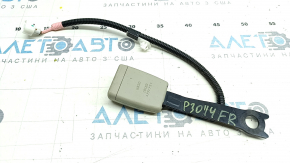 Защелка пассажирского ремня безопасности Toyota Prius 30 10-15 бежевая, с проводом
