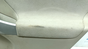 Garnitură portiere spate dreapta Toyota Prius 30 10-15 bej, cu pânză de inserție bej, cu mâner, garnitură și suprapunere gri, zgârieturi, pentru curățare chimică