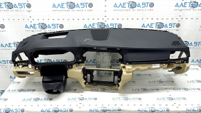 Panoul frontal Torpedo cu AIRBAG BMW 5 F10 11-16 negru-bej