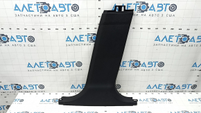 Decorație stâlp central dreapta jos BMW 5 F10 11-16 negru, acoperire exfoliată