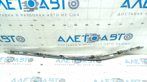 Молдинг переднего бампера верхний левый Toyota Venza 21-24 хром, песок
