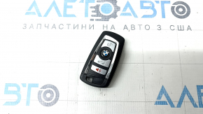Ключ BMW 5 F10 11-16 4 кнопки, с хромом, тычки, царапины