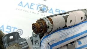 Подушка безопасности airbag боковая шторка левая BMW 5 F10 11-16 ржавый пиропатрон, надорвана