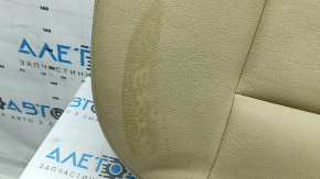 Подушка заднего сидения BMW 5 F10 14-16 кожа бежевая venetobeige, потрескана, примята, под химчистку