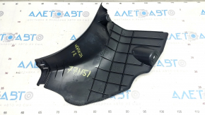 Decorație stâlp față dreapta jos Toyota Venza 21-24 negru, abraziune