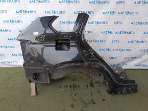 Четверть крыло задняя правая BMW X5 F15 14-18 отпилена, черная, тычки