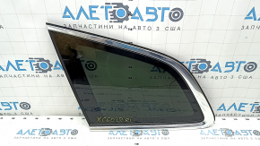 Форточка глухое стекло задняя левая Volvo XC60 18-26 без tv tuner, с антенной, тонировка, с хром молдингом, FUYAO