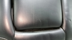 Rândul din spate scaune partea superioară dreapta Lincoln MKC 15-19 piele neagră, perforată, cu centură și cotiere, pentru curățare chimică, zgârieturi, lovituri