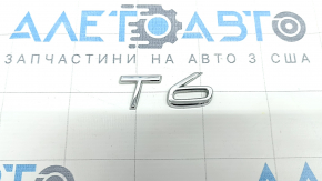 Эмблема надпись T6 двери багажника Volvo XC60 18-21