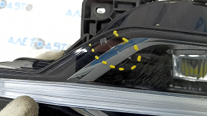 Фара передняя правая в сборе Volvo XC60 18-21 Full LED адаптив, code: JB0B с блоком, вмятина, тычки, паутинка