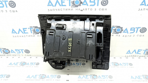 Перчаточный ящик, бардачок Volvo XC60 18-26 серый с замком, 2 части