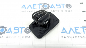 Ручка КПП Volvo XC60 19-21 T5, T6 кожа черная, с чехлом, царапины