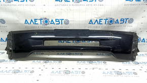 Decorat bara fata centrala Mitsubishi Outlander 16-21 rest, negru lucios, zgarieturi, nisip