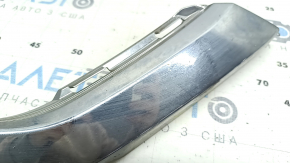 Bara de protectie fata crom dreapta jos Mitsubishi Outlander 16-22 rest, nisip
