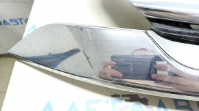 Решетка радиатора grill с эмблемой Mitsubishi Outlander 16-18 рест, песок