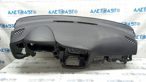Торпедо передняя панель с AIRBAG Mitsubishi Outlander 14-22 черная, ржавый пиропатрон