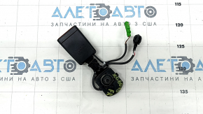 Защелка пассажирского ремня безопасности Volvo XC60 18-26 черная, с датчиком