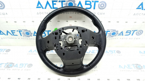 Руль голый Mitsubishi Outlander 16-21 кожа черный, потерт, царапина