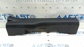 Накладка порога передняя левая Mitsubishi Outlander 14-20 черная, царапины