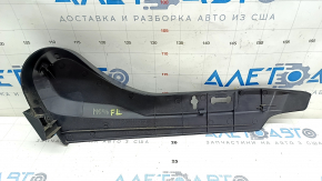 Husa scaunului lateral șofer stânga Mitsubishi Outlander 16-21 negru, electric, zgârieturi