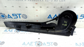 Накладка боковая пассажирского сидения правая Mitsubishi Outlander 14-21 черная, под механику, потертости