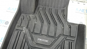 Комплект ковриков салона резина Volvo XC60 18-26 черная, KEYOOG, отсутствует крепление, под чистку
