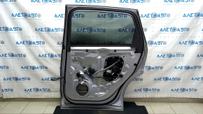 Дверь в сборе задняя правая Audi Q7 16-26 алюминий, keyless, серебро LZ7G, царапины на накладке