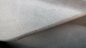 Обшивка двери карточка передняя левая Ford Explorer 20-20 кожа черная, Platinum, подлокотник и вставка черная кожа с коричневой строчкой,с ручкой, подсветка, царапины