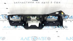 Decorație deflector de conducte de aer panou frontal central Ford Explorer 20-24 negru cu crom, zgârieturi