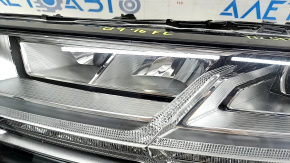 Фара передняя левая в сборе Audi Q7 16-19 LED, выгорание лед