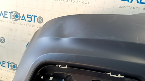 Partea superioară a barei de protecție față goală Jeep Cherokee KL 19-23 fără senzori de parcare sub mufă Cârlig de remorcare cu dop, stricat