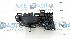 Ручка двери внутренняя передняя левая Honda CRV 23-26 черная с хром
