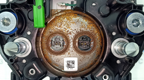 Подушка безопасности airbag в руль водительская Honda CRV 23-26 черная, ржавый пиропатрон