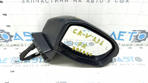 Зеркало боковое правое в сборе Honda CRV 23-26 8 пинов, поворотник. подогрев, BSM, черное, царапины