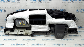 Торпедо передняя панель с AIRBAG Honda CRV 23-26 черная, с обрамлением щитка приборов и накладкой динамика, ржавый пиропатрон