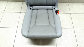 Задний ряд сидений 2 ряд правый Audi Q7 16-19 кожа серая с перфорацией, с подогревом, примята кожа