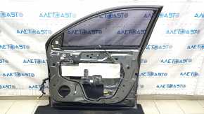 Дверь в сборе передняя правая Nissan Rogue Sport 17-19 графит KAD, keyless, примятость