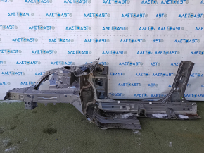 Четверть передняя правая Toyota Camry v70 18-24 отпилена, с центральной стойкой, графит