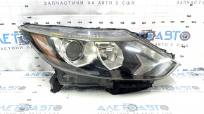 Фара передняя правая Nissan Rogue Sport 17-19 галоген, с креплениями, полез лак
