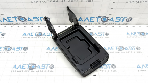 Cotiera consolei centrale Honda CRV 23-25 piele neagra cu cusaturi portocalii, pentru curatare