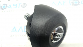 Подушка безопасности airbag в руль водительская Nissan Rogue Sport 17-19 черная, царапины