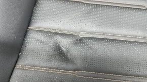 Tapițerie scaun șofer Honda CRV 23-25 încălzită, piele neagră cu cusături portocalii, Sport Touring, Sport-L, lovituri, pentru curățare