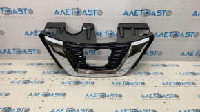 Решетка радиатора grill Nissan Rogue 17 под камеру, под радар, под квадратную эмблему