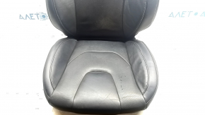 Обшивка водительского сиденья Ford Fusion mk5 17-20 titanium, кожа черная