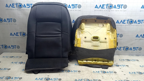 Обшивка водительского сиденья Ford Fusion mk5 17-20 titanium, кожа черная