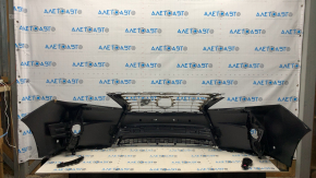 Бампер передний в сборе Lexus RX350 RX450h 13-15 рест под омыватель, 17 позиций