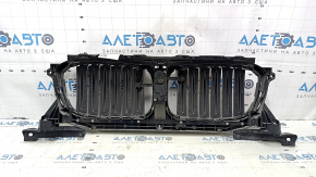 Жалюзи дефлектор радиатора в сборе верхний BMW X3 G01 18-21 с моторчиком, LUXURY хром, песок